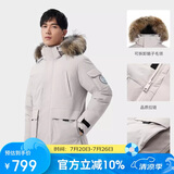 骆驼（CAMEL）【王俊凯同款】户外羽绒服男女中长款700蓬防泼水加厚御寒外套