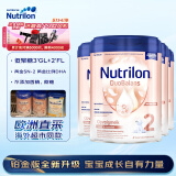 诺优能（Nutrilon）荷兰牛栏白金版 婴幼儿配方奶粉2段(6-12个月)800g*4箱装