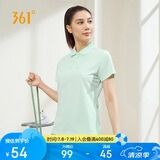 361°短袖女春夏季运动t恤速干衣polo衫跑步健身休闲瑜伽662424130H-5