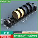 居密码碗碟置物架厨房抽屉柜内碗架碗筷收纳盒碗柜沥水盘多功能分隔层架 Y形碗架-深41CM(单个装) 购买前请测量抽屉尺寸，可定制