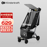 KinderKraft KK口袋推车可坐可躺遛娃神器婴儿礼物轻便折叠高景观溜娃车灰