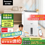 松下（Panasonic）除湿机家用抽湿机 nanoeX净化除湿机 除湿量21升/天 除菌除霉吸湿 四重净化wifi手机控制F-42C2YTA