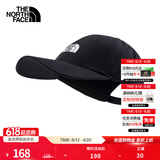 北面（The North Face）北面运动帽鸭舌帽中性款户外舒适遮阳25新品|4VSV KY4/黑色 OS/均码/57.8cm