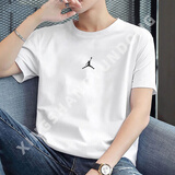 耐克（NIKE） 官网官方男装短袖 2025夏季新款AJ休闲体恤快干圆领半袖透气T恤 时尚白小T/AJ小logo【夏季主推】 XL (180/96A)