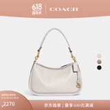 蔻驰（COACH）【专享直降】CARY系列女士经典标志斜挎包复古单肩包夏季女包 B4/粉笔白色