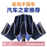美度（MAYDU）全自动雨伞三折自动反向伞防风双人晴雨伞男女通用 M3372深蓝色
