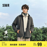 森马（Semir）夹克男冬抗静电外套摇粒绒情侣上衣109724108203