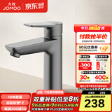 九牧水龙头洗脸盆面盆龙头卫生间冷热出水浴室柜卫浴台盆家用单孔快装 【爆款自动除垢】32680-1枪灰