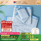 富安娜凉席冰丝席 夏季细冰丝席子夏凉席1.8x2米双人软凉席空调席三件套