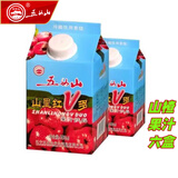 五女山【饮料】山里红V多山楂汁-短梗刺五加-500ml 桓仁米兰酒业特产 山楂汁V多【6盒】非原件