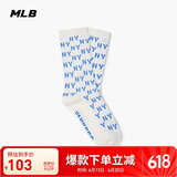 MLB男女中筒袜经典棒球运动袜3ASOMM13N-50CRS-24