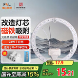FSL佛山照明led灯盘灯具吸顶灯灯芯灯条替换灯盘白光24W 芯意