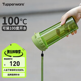 特百惠（Tupperware）茶韵500ML塑料杯男女士学生夏季运动水杯子户外便携大容量 罗勒绿