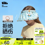 蕉下儿童防晒帽遮阳帽太阳帽子男童女童空顶帽儿童贝壳帽彩虹漫步