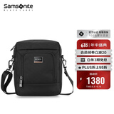 新秀丽（Samsonite）旅行包总裁包男士单肩包斜挎包休闲男包高端商务HO0*09010黑色