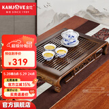 金灶（KAMJOVE） 鸡翅木实木茶盘 茶具套装茶台茶托整套茶海 抽屉式茶具蓄水托盘 KW-50鸡翅木 1件