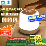 雷士（NVC）小夜灯情人节氛围生日礼品送女朋友实用多功能床头灯婴儿可定时