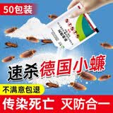 皎洁德国小蠊蟑螂药家用神器端专用一窝全窝正灭除杀品非无毒非特效端 5g 50袋 【杀蟑粉剂】