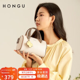红谷女士包包牛皮单肩包女包斜挎包包手拎包简约枕头包 生日礼物