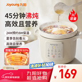 九阳（Joyoung）电炖锅电砂锅电炖盅炖汤盅煲汤锅多功能锅高温瓷燕窝炖盅煮粥神器熬粥专用锅3L大容量DG30K-GD316