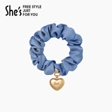 She's茜子心型职业发圈丸子头皮筋简约发绳时尚头饰生日礼物送女友