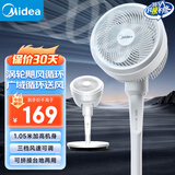美的（Midea）电风扇 空气循环扇家用立式落地大风力摇头落地扇电扇桌面台扇轻音低噪小风扇 FGA24TS