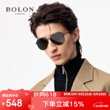 暴龙（BOLON）眼镜25年新品飞行员太阳镜驾驶钓鱼露营墨镜蛤蟆镜 BL8122 C10