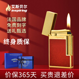 艾斯贝尔限量版高端纯黄铜朗声充气打火机定制刻字高级感颜值男士生日礼物 大运当红·皇室金 套装 1个