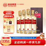 滨河九粮液53度白酒 甘肃名酒九粮香型纯粮酒 高端商务接待白酒 53度 500mL 4瓶 【整箱装】