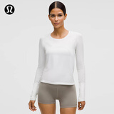 lululemon丨Swiftly™ Tech 女士运动长袖T恤 2.0 *Race LW3FQFS 白/白 S /6
