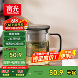 富光泡茶杯茶水分离玻璃杯办公室喝茶杯子男士个人高档花茶杯水杯