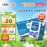 风行牛奶蓝莓风味牛奶饮品 200ml*24盒 风味牛奶量贩装团购送礼