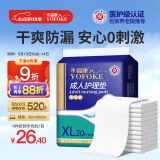 永福康成人护理垫 XL20片 尺寸80*90cm 婴儿孕产妇床垫老人一次性隔尿垫