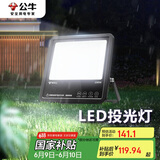 公牛（BULL）LED投光灯庭院灯工地灯园林照明露营灯 IP65防水100W-6500K白光