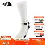 北面（The North Face）运动袜男女通用款户外吸湿透气春季上新|2XY5 O2D/白色 M