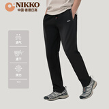 日高（NIKKO）户外速干长裤透气徒步裤登山快干裤弹力男裤 【薄款】黑色【宽脚】请拍大一码 M