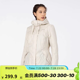 迪卡侬（DECATHLON）上衣秋户外加绒加厚棉服男女运动防风防水外套棉袄男 女款-奶茶棕-SH500 2XL
