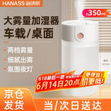 海纳斯（HANASS）加湿器 迷你小巧小型轻音加湿伴侣 空调房家用办公室桌面 上加水 USB插电便携车载 MYX-109