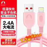 Snowkids苹果数据线iphone充电线快充大粉1.2米适用iphone13/12/SE/6/11Pro/XsMax/XR/X/8/7电源线