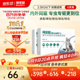 博来恩(Broad line)猫咪体内外同驱去跳蚤S号进口药幼猫6支装