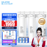 科罗菲（COLOFEL）【品质升级】大白瓶前置过滤器 大蓝瓶大胖瓶中央净水机全屋家用净水器通用滤芯除氯小型中央净水 20寸三联旗舰（搭PP+UDF+CTO）