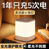 心有所属小夜灯婴儿喂奶夜灯卧室床头灯氛围灯睡眠灯充电老人伴睡拍拍灯