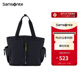 新秀丽（Samsonite）运动休闲包包女包女士手提包托特包单肩斜挎包礼物送女友QX1黑色