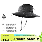 迪卡侬渔夫帽登山防晒夏季户外徒步遮阳帽防紫外线男女经典灰L-2648471