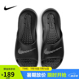 耐克NIKE外穿休闲鞋男一字沙滩鞋VICTORI ONE拖鞋CZ5478-001黑44
