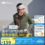 蕉下（beneunder）防晒衣男薄外套防紫外线透气户外钓鱼休闲高弹夏AS10524绿XXL