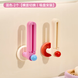 诺室吸盘浴室置物架发夹发箍收纳神器壁挂式粘钩发饰头绳发圈挂钩2个