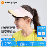 moodytiger儿童空顶帽防晒帽夏季男女童3D可折叠轻便遮阳太阳帽运动棒球帽子