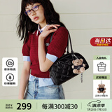 欧时纳（JUST STAR）华夫法棍包包女款2025年新款轻奢侈单肩包波士顿腋下包生日礼物女