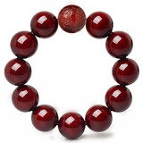 谈一檀非洲紫檀木沉水佛珠男女士手串 生肖鸡 15mmX15颗